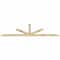 Ekena Millwork Saratoga Rough Sawn Timber Gable Bracket, Douglas Fir, 108"W x 31 1/2"H x 2"D x 4"F, 7/12 Pitch GBW108X31X0204SAR00RDF - alternate 3